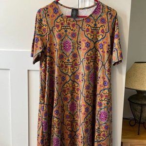 Agnes & Dora Swing Tunic Multicolored Abstract Pattern L